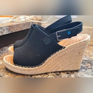 Women's Toms Monica Wedge Sandal NWOT